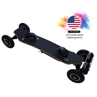 China YF001 Unisex High Quality Electric Skateboard USA Warehouse 1650W*2 Motors Electric Off Road Skateboard For Adult for sale