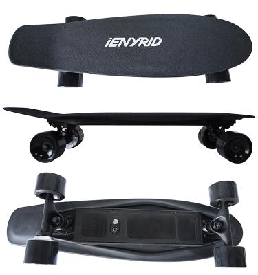 China Youth Flat Plate Electric Motor Board 20KM/H 80KG Max Load Remote Fish Skateboard For Youth for sale