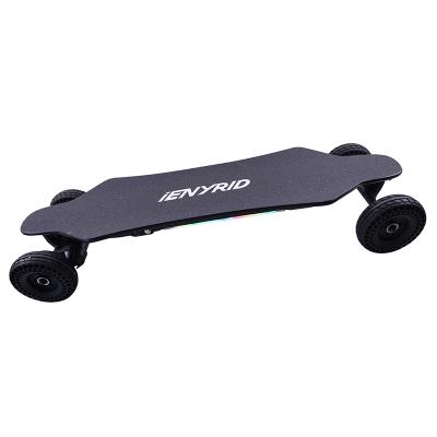 China 24MPH Unisex Electric Skateboard With Remote Control For Adult Brushless Motor 4 Wheel Hub 1000W Long Skateboard, Max Load 330Lbs for sale