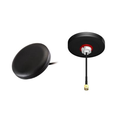 China 1568 MHz GNSS High Gain External Antenna with RG174 GPS/GLONASS/BEIDOU Active Antenna D71.5*14.5mm for sale