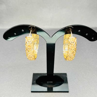 China TRENDY Earring Set Memorial Day Women Nigerian Jewelry Luxury Ladies Earrings Girls Beautiful Big for sale