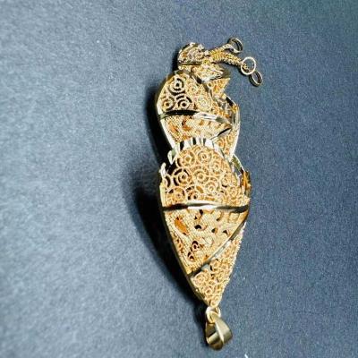 China New Item Women Men Gift Gold Color Fashionable Style Middle East Hollow Pendant Jewelry Ethlyn Allah Outlet Allah Pendant Jewelry for sale