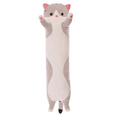 China Cut Cat Design New Design Hot Sale Plush Animal Home Sofa Office Cat Pillow With Good Quality for sale