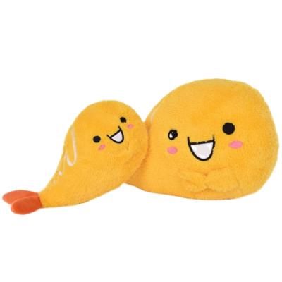 China Valentine's Day Gifts/Gifts New Design Fried Shrimp Style Pillow Cotton Filled Doll Food Styling Doll Gift Wholesale for sale