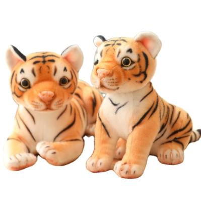 China Lovely Cute Simulation Tiger Plush Toy Siberian Tiger Doll Kids Holding Pillow Resting Pillow Doll Zodiac Tiger Wholesale for sale