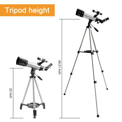 China Kids Explorer Refractor 70300 Outdoor Telescope for Kids and Beginners to Watch Moon and Planet Refractor Telescope for sale