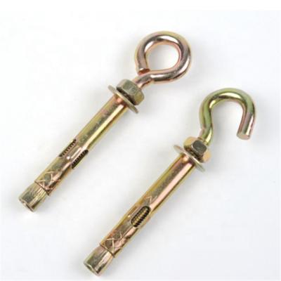 China Yellow Or White Color Steel Drop In Sleeve Hook Anchor for sale