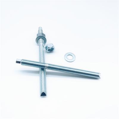 China Steel Hot Dip Galvanized Chemical Anchor Bolt Resin Anchor for sale