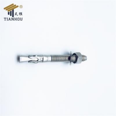 China Steel Wedge Anchor BS ANSI DIN Standard Through Bolt for sale