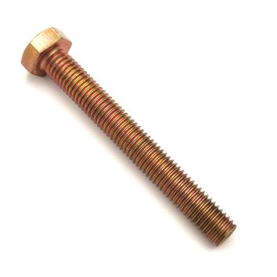 China Full Hexagon Steel Threaded Head Bolts Galvanized Grade 4.8 Hex Bolts for sale