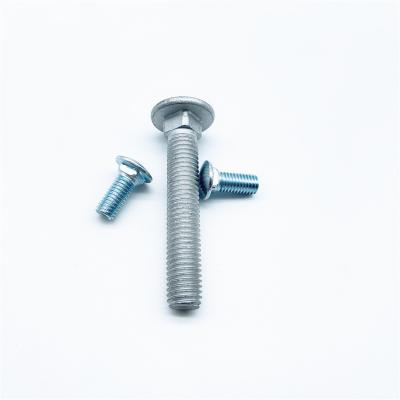 China M8 DIN603 Steel Carbon Steel Hot Dip Galvanized Mushroom Head Carriage Bolt for sale