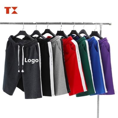 China Viable Wholesale Custom Fitness Gym Cotton Logo Joggers Men's Unisex Shorts Sports Tracksuit for sale