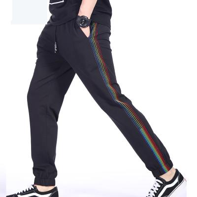 China Anti-Static Flared Pants Drawstring Elastic Waistband Long Trousers Pants For Man for sale