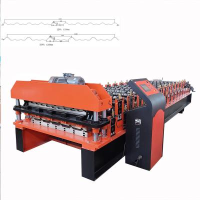 China Hotels South Africa ibr trapezoidal roof tile roll forming machine Box Profile roofing sheet machine for sale