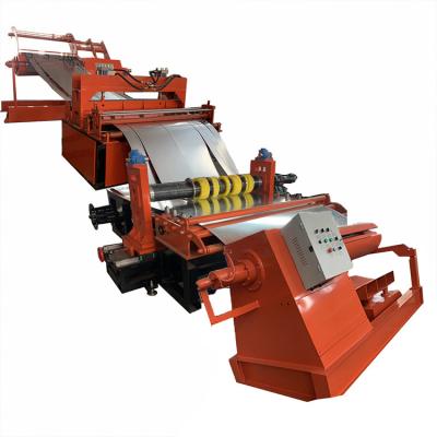 China Building Construction Automatic Horizontal metal sheet coil slitting machine line steel slitting machines manufacturer for sale