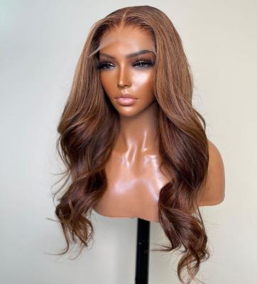 China Natural Wave Full Density Customized Order Brazilian Human Hair Lace Front Wig On Sale for sale