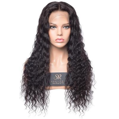 China Top Selling Inch 13x4 13x6 360 Real Brazilian Virgin Hair Deep Wave Human Hair Wig Long Lace Frontal Wigs With Natural Hairline for sale