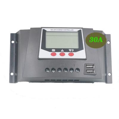 China Solar Charger Controller 30amp 30A 12v 24v Donghui DC Control System Solar Charge Controller Lithium Battery for sale