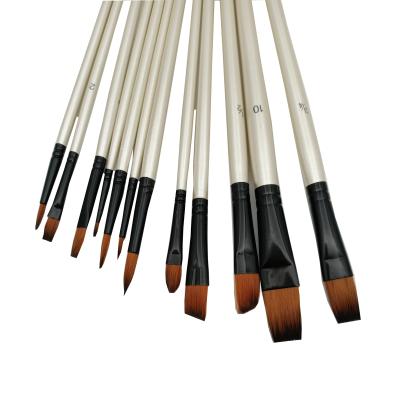 China Miniature Watercolor Hair Brush Nylon Paint Brushes Kit for Acrylic Line Drawing Watercolor Painting for sale