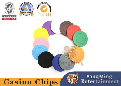 China Abs Plastic Faceless Poker Game Chips With Customizable Logo for sale