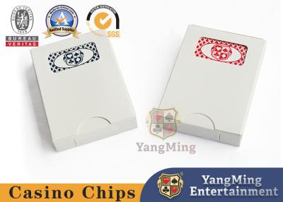 China Original Factory Customized Casino Professional Poker Cards In Red And Blue Dual Color Spot Available For Customization for sale