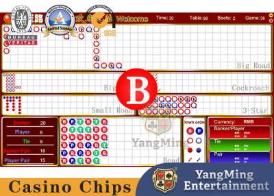 China Manufacturer Develops Genuine Baccarat Poker Table On-Site Software System for sale