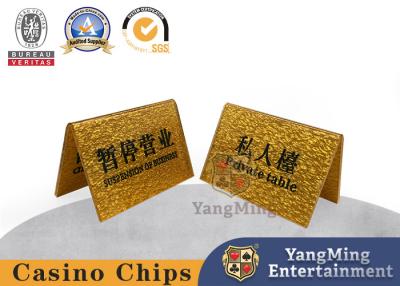 China Placa de número da plataforma de areias acrílicas Baccarat Poker Club Placa de sinalização personalizada à venda