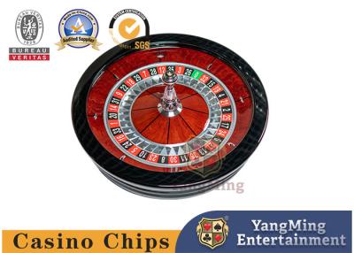 China Ruleta Manual Americana Juego de mesa de póquer hecho a mano de madera sólida Diámetro 82 cm en venta