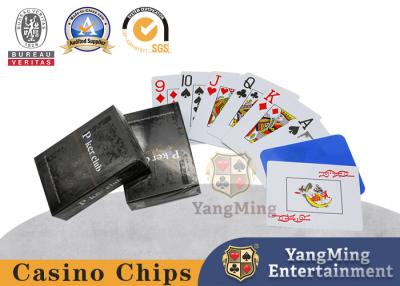 China Flugschreiber-Schürhaken-Spielkarte PVCplastikgroßdruck-280gsm für Texas Poker Game zu verkaufen