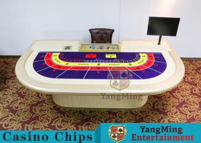 China Macao VIP Dedicated Casino Table Entertainment Poker Game Table Luxury 9 Players for sale