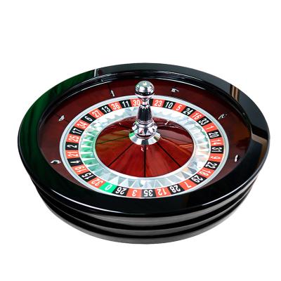 China International Import Single 0 Solid Wood Roulette Casino Roulette Poker Table Game 82cm Manual Roulette for sale