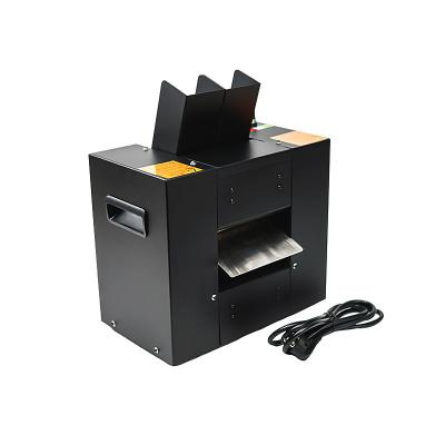 China Black Stainless Steel Card Shredder For Double Port Casino Poker Tables For Card Shredding Machine for sale