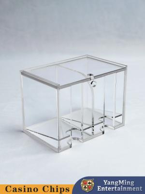 China Customized Waste Card Box For Gambling Tables, Acrylic Transparent Poker Card Sales Box for sale