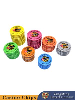 China New Custom Casino Chip ABS Acrylic Three Layer Chip Poker Chip Set With 760 Chip Carriers for sale