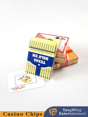 China Dull Polish 100% Pvc Waterproof Playing Cards For Poker Red  Blue Color for sale