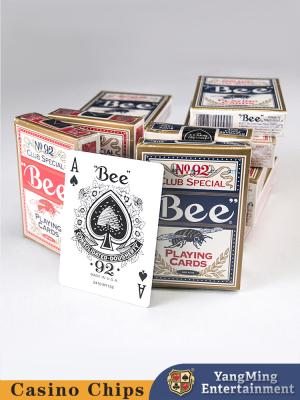 China Diseño personalizado Black Core Juegos de cartas Baccarat Texas Hold'em Juegos de mesa Juegos de cartas en venta