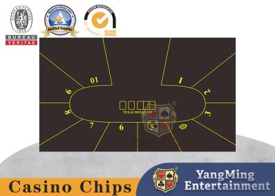 China Luxury Professional 10 players CPG Casino Texas Hold'em Poker Table With Specialized Layout for sale