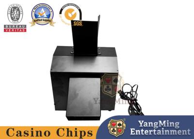 China Zwarte automatische speelkaarten Shredder Casino Poker Broken Card Machine Weggooi Poker Kneader Te koop