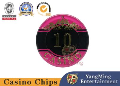 China Customizable Casino Texas Holdem Poker Chip Set With UV Mark for sale