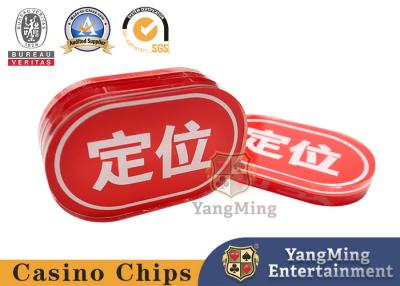 Chine Marqueurs acryliques imperméables de baccara plaçant pour le jeu de carte de tauromachie à vendre