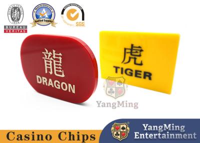 China Casino Accessories Professional Casino Baccarat Table Banker And Player Dealer Buttons for sale