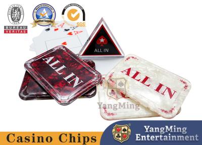 China HOT SALE 1PCS Acryl Baccarat ALL IN Button Poker Karten Wächter Casino Casino Tisch Wette Marke zu verkaufen