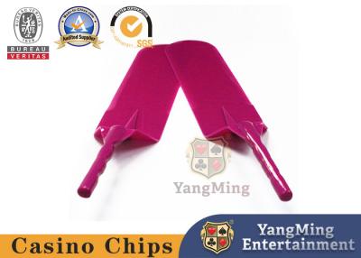 China Color rojo de juego durable de la pala de los naipes del club del póker del casino de los accesorios de la tabla en venta