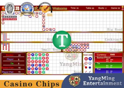 China Kasino Standard-LCD-Tabelle Grenzzeichen mit sic BO-System für Roulettekessel-Spiel-Pokerspiele zu verkaufen