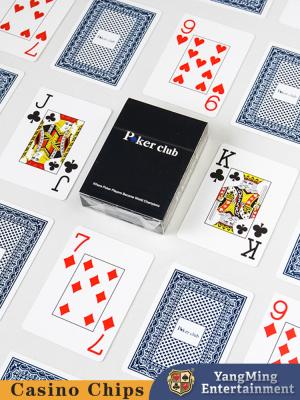 Chine Cartes de jeu en PVC en plastique, grandes, imprimées, 33 cartes, boîte noire pour le jeu de Texas Hold'Em à vendre