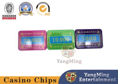 China El casino Crystal Personalized Poker Chips Set con multicolor puede ser Choosen en venta