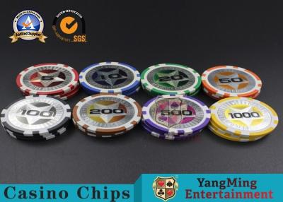 China Texas Hold'em 11.5g Clay Chip Casino Baccarat Table Game ABS Chip Coin for sale