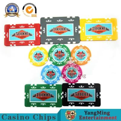 China Customised Printable ABS Laser Poker Chips NFC Casino RFID Chips Set for sale