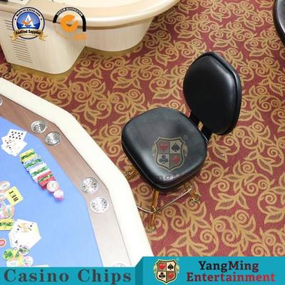 China Commercial Blackjack Casino Gaming Chairs With Chrome Base Total Height 113cm for sale