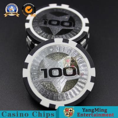 China Texas Hold ellos etiqueta engomada de juego del laser de la tabla del póker salta 11.5g Clay Core Poker Star en venta